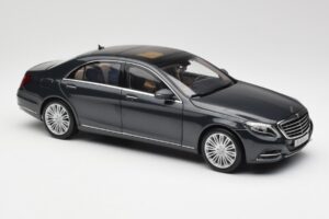 Mercedes S-Class W222 Bleu Anthracite Métallisé Norev 1:18 B66960157 Métal Moulé — image 6 sur 8