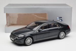 Mercedes S-Class W222 Bleu Anthracite Métallisé Norev 1:18 B66960157 Métal Moulé — image 8 sur 8
