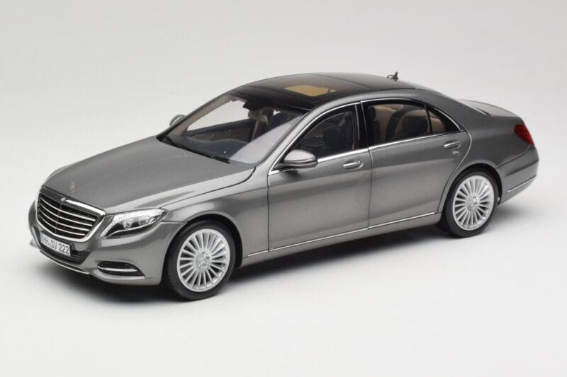 Mercedes S-Class W222 Grey Metallic Norev 1:18 183481 Métal Moulé