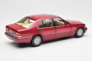 Mercedes S500 W140 Rouge Metallic Norev 1:18 183579 Métal Moulé — image 3 sur 8