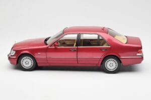 Mercedes S500 W140 Rouge Metallic Norev 1:18 183579 Métal Moulé — image 4 sur 8