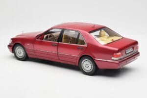 Mercedes S500 W140 Rouge Metallic Norev 1:18 183579 Métal Moulé — image 7 sur 8