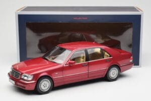 Mercedes S500 W140 Rouge Metallic Norev 1:18 183579 Métal Moulé — image 8 sur 8