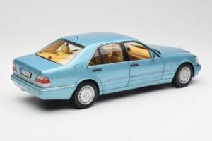 Mercedes S500 W140 Turquoise Métallisé Norev 1:18 183561 Métal Moulé — image 3 sur 8