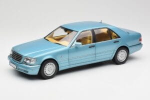 Mercedes S500 W140 Turquoise Métallisé Norev 1:18 183561 Métal Moulé