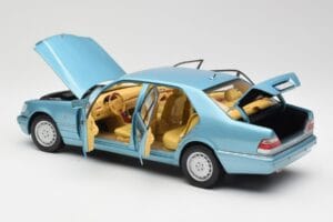 Mercedes S500 W140 Turquoise Métallisé Norev 1:18 183561 Métal Moulé — image 5 sur 8