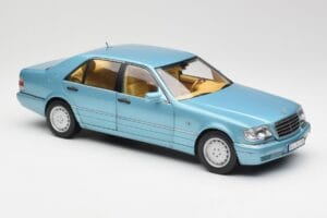 Mercedes S500 W140 Turquoise Métallisé Norev 1:18 183561 Métal Moulé — image 6 sur 8