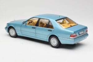 Mercedes S500 W140 Turquoise Métallisé Norev 1:18 183561 Métal Moulé — image 7 sur 8