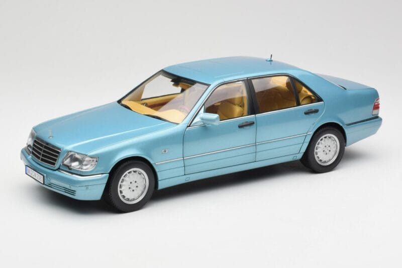 Mercedes S500 W140 Turquoise Métallisé Norev 1:18 183561 Métal Moulé