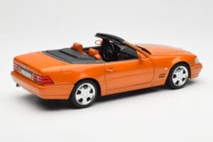 Mercedes SL 500 R129 Orange Metallic Norev 1:18 183752 Métal Moulé — image 3 sur 8