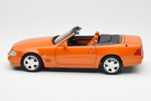 Mercedes SL 500 R129 Orange Metallic Norev 1:18 183752 Métal Moulé — image 4 sur 8