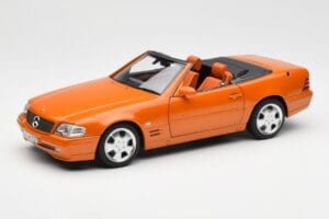 Mercedes SL 500 R129 Orange Metallic Norev 1:18 183752 Métal Moulé