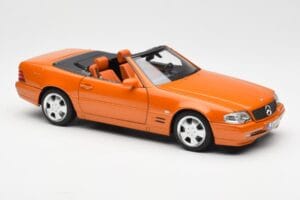Mercedes SL 500 R129 Orange Metallic Norev 1:18 183752 Métal Moulé — image 6 sur 8