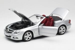 Mercedes SL 500 R230 Cabriolet Iridium Argent Minichamps 1:18 B66962388 Métal Moulé — image 2 sur 8