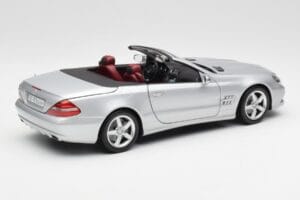 Mercedes SL 500 R230 Cabriolet Iridium Argent Minichamps 1:18 B66962388 Métal Moulé — image 3 sur 8