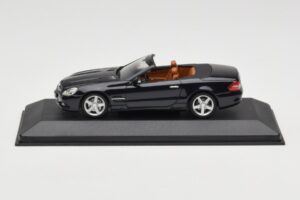 Mercedes SL R230 Noir Minichamps 1:43 B66961922 Métal Moulé