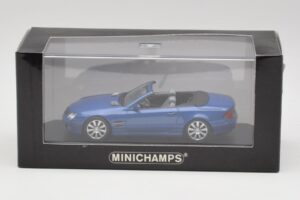 Mercedes SL R230 Tanzanite Bleu Minichamps 1:43 B66962250 Métal Moulé — image 4 sur 4