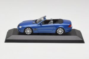 Mercedes SL R230 Tanzanite Bleu Minichamps 1:43 B66962250 Métal Moulé