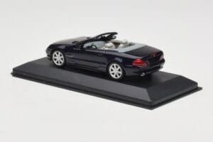 Mercedes SL500 R129 Dark Blue Metallic Minichamps 1:43 SL001 Métal Moulé — image 3 sur 4