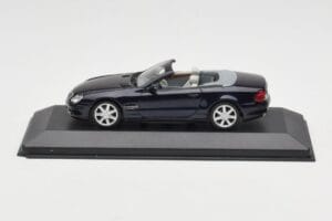 Mercedes SL500 R129 Dark Blue Metallic Minichamps 1:43 SL001 Métal Moulé