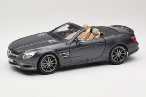 Mercedes SL65 AMG Black Series R230 Matte Black Maisto 1:18 36198 Métal Moulé