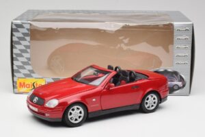 Mercedes SLK 230 R170 Rouge Maisto 1:18 56023 Métal Moulé — image 9 sur 9
