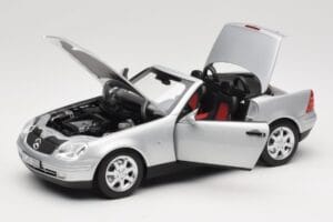 Mercedes SLK R170 Brilliant Silver Norev 1:18 183020 Métal Moulé — image 2 sur 9