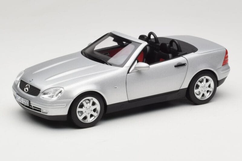 Mercedes SLK R170 Brilliant Silver Norev 1:18 183020 Métal Moulé