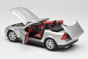 Mercedes SLK R170 Roadster Argent Maisto 1:18 31674 Métal Moulé — image 7 sur 9