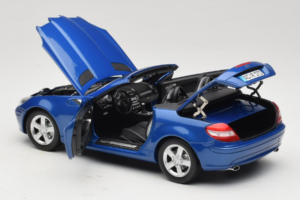 Mercedes SLK R171 Blue Metallic Minichamps 1:18 100033131 Métal Moulé — image 7 sur 11