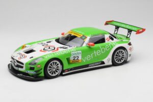 Mercedes AMG SLS C197 GT3 MS Racing #22 V. Sigacev / C. Stoll ADAC GT Masters 2011 Minichamps 1:18 151113102 Métal Moulé
