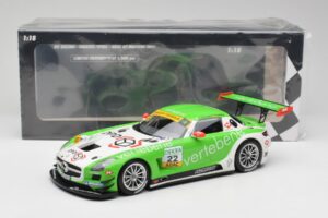 Mercedes AMG SLS C197 GT3 MS Racing #22 V. Sigacev / C. Stoll ADAC GT Masters 2011 Minichamps 1:18 151113102 Métal Moulé — image 6 sur 6