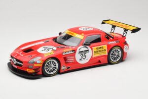 Mercedes SLS AMG GT3 #35 T. Heyer / T. Jager 24 Hours of Spa 2011 Minichamps 1:18 B66960196 Métal Moulé
