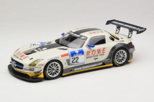 Mercedes SLS AMG GT3 #22 Rowe Racing R. Graf / M. Seyffarth ADAC 24h Nurburgring 2012 Minichamps 1:18 151123122 Métal Moulé
