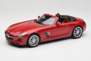 Mercedes SLS AMG R197 Roadster Le Mans Rouge Minichamps 1:18 100039030 Métal Moulé