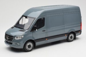 Mercedes Sprinter W907 Bleu Gris Norev 1:18 183423 Métal Moulé