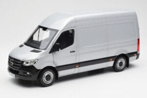 Mercedes Sprinter W907 Argent Norev 1:18 183424 Métal Moulé