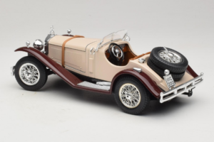 Mercedes SSK Beige & Rouge Foncé Bburago 1:18 3009-M4 Métal Moulé — image 5 sur 6