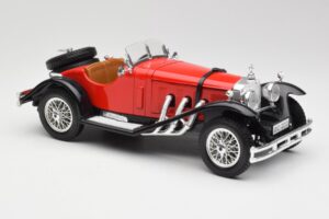 Mercedes SSK Rouge & Noir Bburago 1:18 3009-M1 Métal Moulé — image 4 sur 6