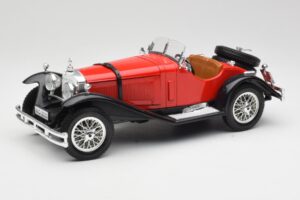 Mercedes SSK Rouge & Noir Bburago 1:18 3009-M1 Métal Moulé
