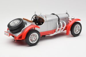 Mercedes SSK Argent & Rouge Bburago 1:18 3009-M2 Métal Moulé — image 2 sur 6