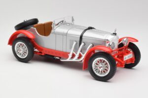 Mercedes SSK Argent & Rouge Bburago 1:18 3009-M2 Métal Moulé — image 4 sur 6