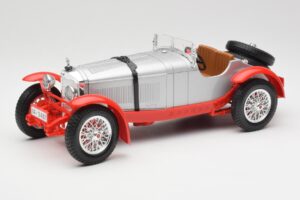 Mercedes SSK Argent & Rouge Bburago 1:18 3009-M2 Métal Moulé