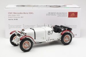 Mercedes SSKL R. Caracciola / W. Sebastian Mille Miglia Winner 1931 CMC 1:18 M-055 Métal Moulé — image 6 sur 6