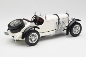 Mercedes SSKL Blanc Bburago 1:18 3002 Métal Moulé — image 3 sur 8