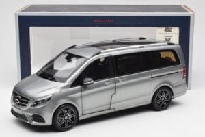 Mercedes V-Class W447 AMG Line Gris Métallique Norev 1:18 183488 Métal Moulé — image 9 sur 9