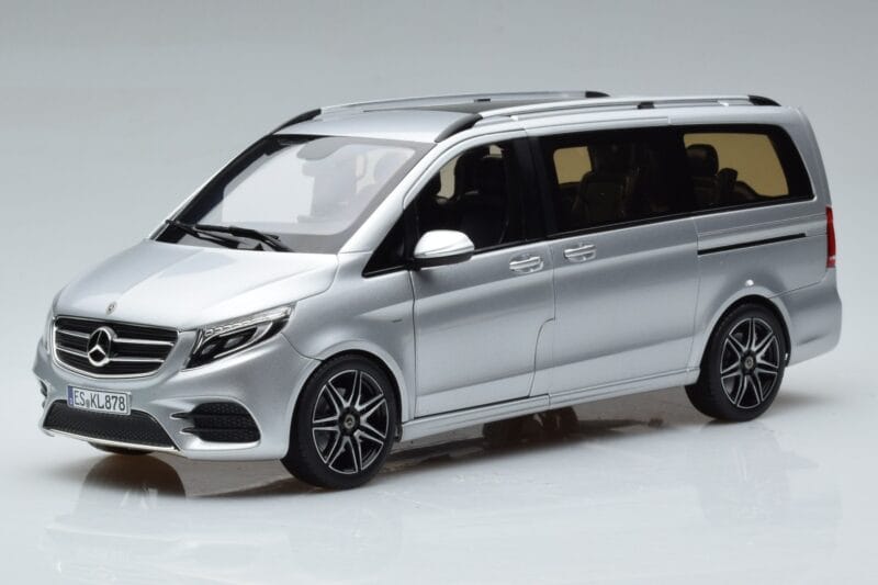 Mercedes V-Class V260 AMG Line Argent Norev 1:18 183871 Métal Moulé