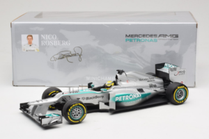 Mercedes W04 #9 N. Rosberg Mercedes AMG Petronas Showcar 2013 Minichamps 1:18 110130079 Métal Moulé — image 7 sur 7