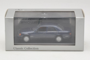 Mercedes W124 Bleu Foncé Minichamps 1:43 MB006 Métal Moulé — image 4 sur 4
