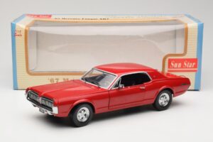 Mercury Cougar XR-7 Rouge Sun Star 1:18 1541 Métal Moulé — image 8 sur 8